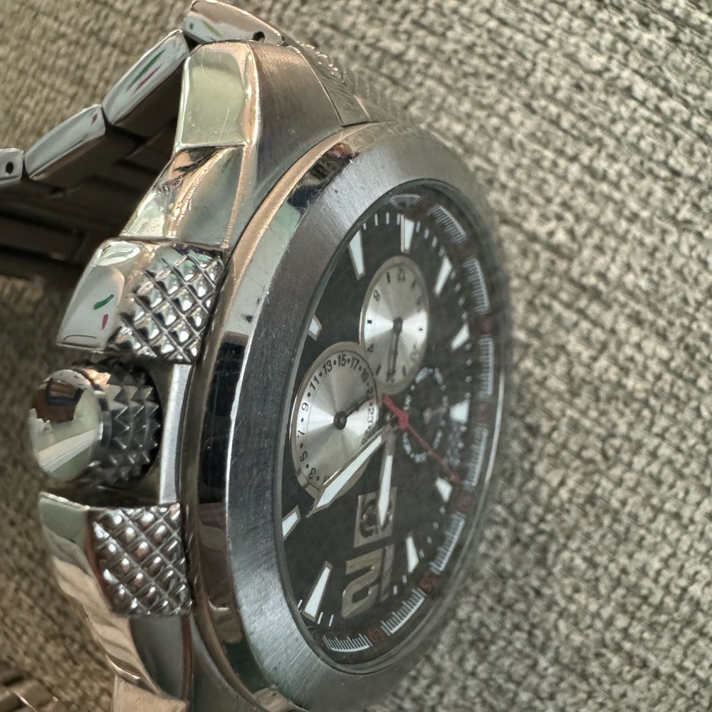 Chronograph Date Mark Ecko E12587g1 Stainless Ste… - image 4